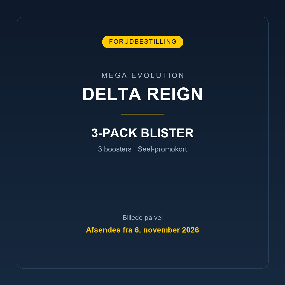 Pokémon TCG: Mega Evolution—Delta Reign 3-Pack Blister
