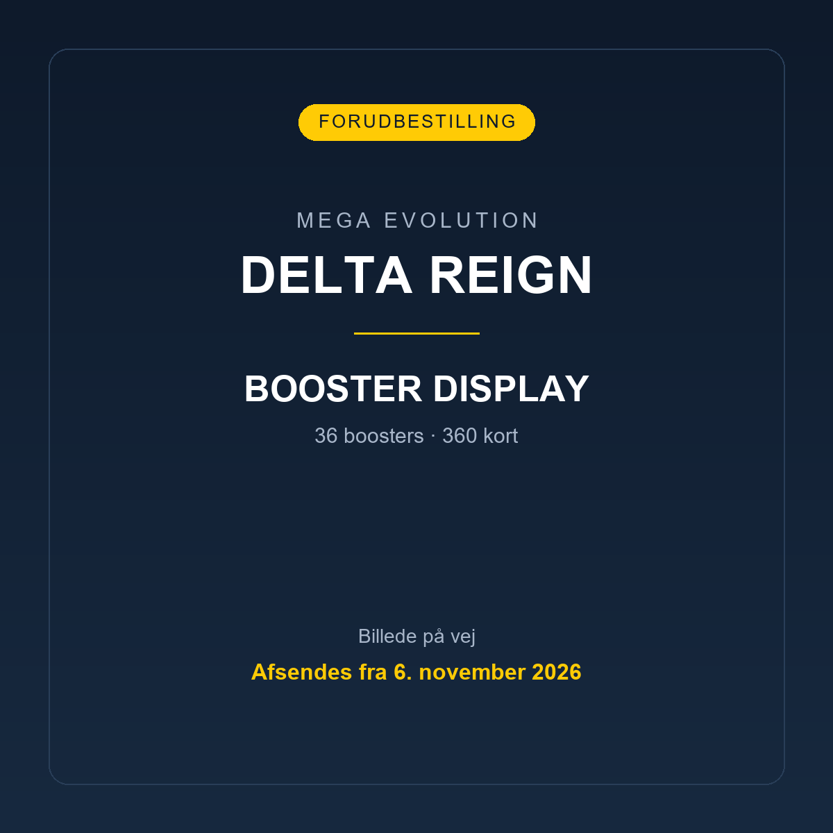 Pokémon TCG: Mega Evolution—Delta Reign Booster Display