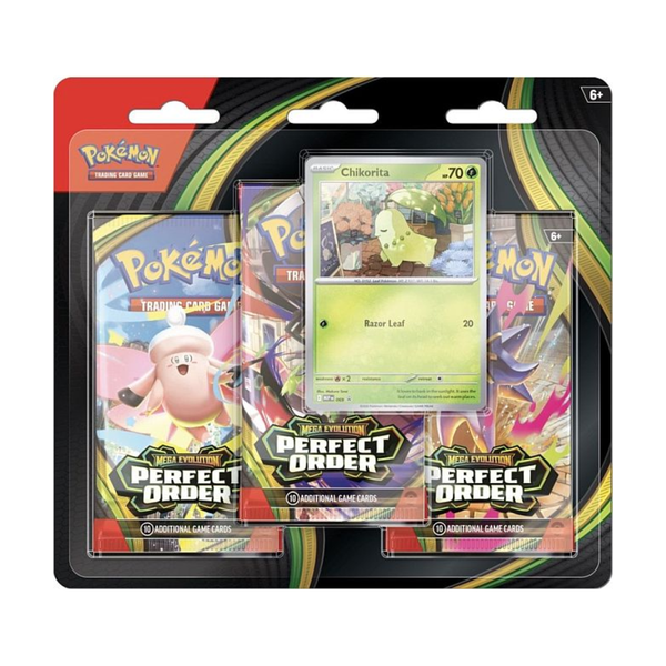 Pokémon TCG: Mega Evolution—Perfect Order 3-Pack Blister